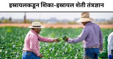 इस्रायल शेती तंत्रज्ञान