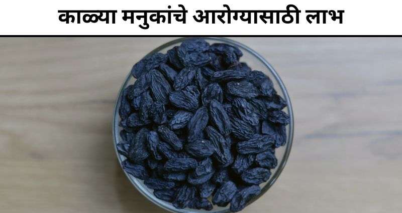काळ्या मनुकांचे आरोग्यासाठी लाभ