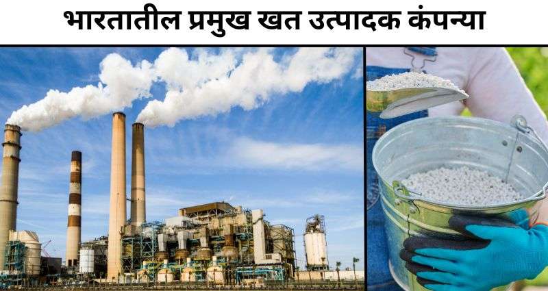 भारतातील प्रमुख खत उत्पादक कंपन्या